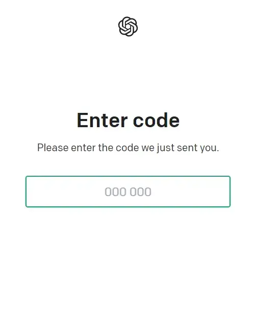 Enter code